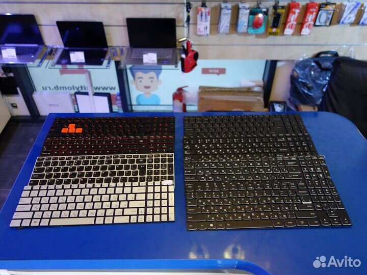 Клавиатуры для ноутбуков Asus, Acer, Lenovo и др