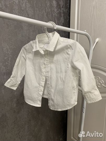 Джинсы zara 74, рубашка sinsay 74