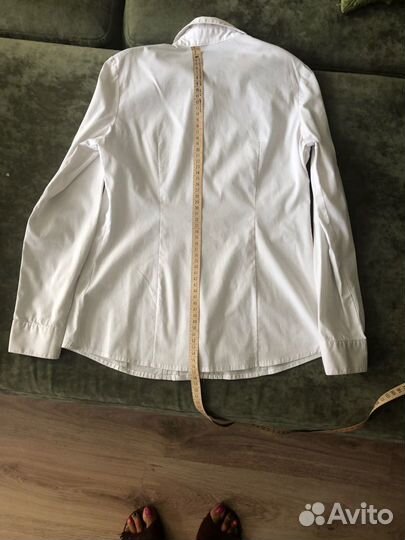 Блуза школьная белая с длинным рукавом