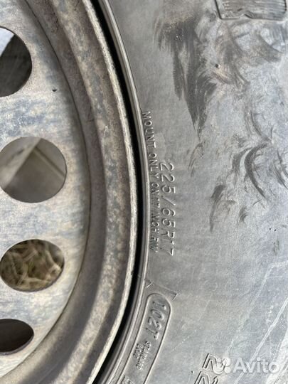 Диски R17 5x115 с зимней резиной 225 65 R17 102T