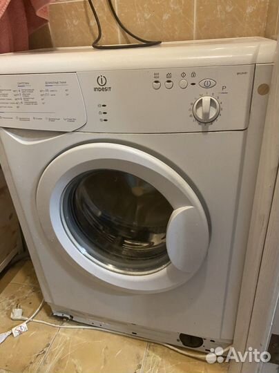 Стиральная машина indesit рабочая