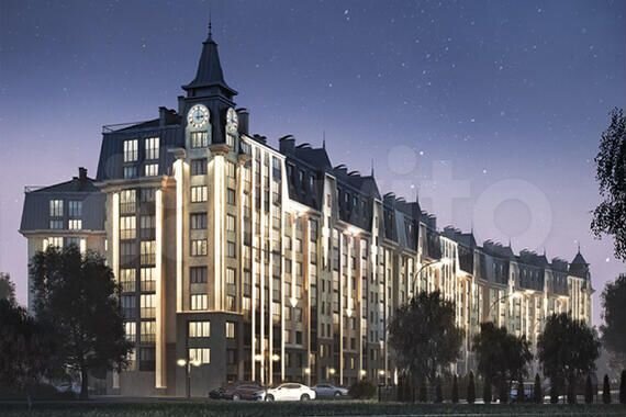 2-к. квартира, 64,9 м², 4/9 эт.