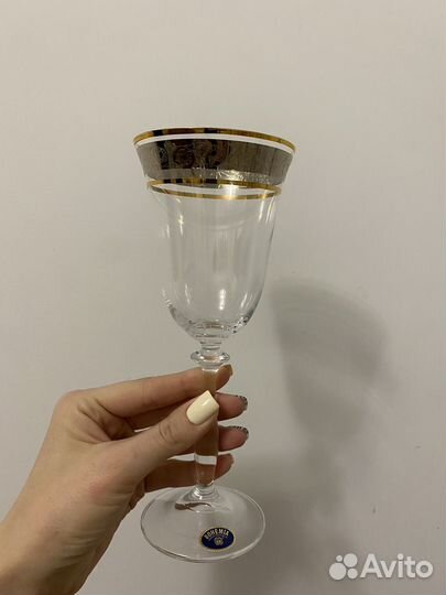 Бокалы bohemia crystal новые