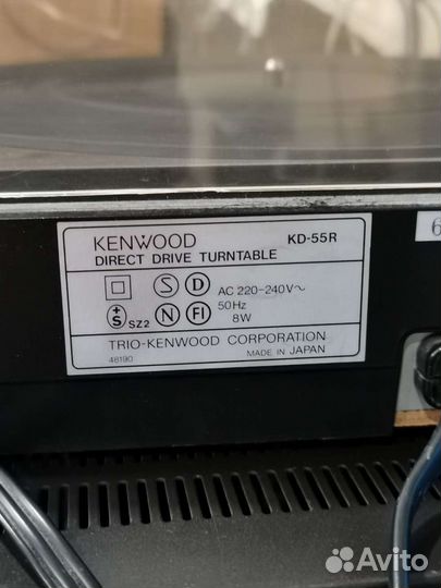 Kenwood kd-55r проигрыватель винила