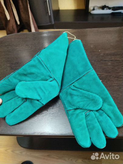 Краги из спилка трек экстра