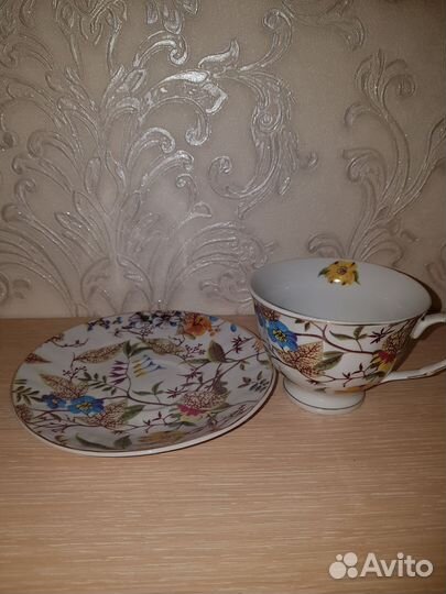 Кружка с блюдцем Чашка