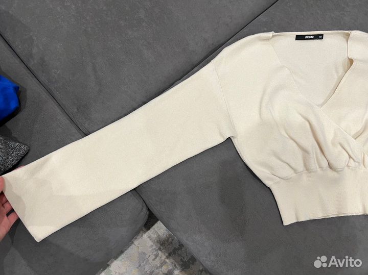 Джемпер на запах balletcore балеткор