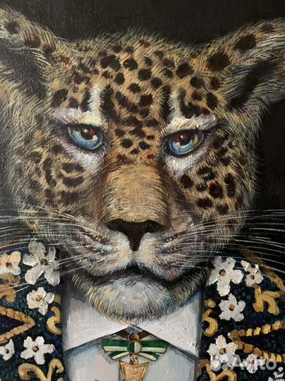 Леопард Картина маслом Господин Лео