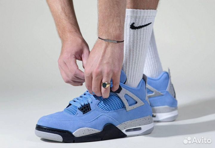 Кроссовки Nike Air Jordan 4 Синие