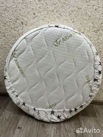 Матрас круглый в детскую кроватку