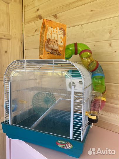 Клетка для сирийского хомяка большая