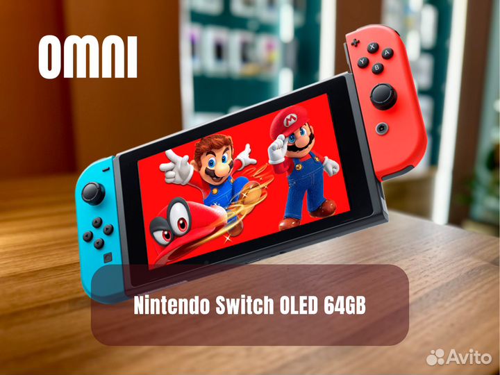 Nintendo Switch Oled 64GB MicroCD 512GB Прошитая