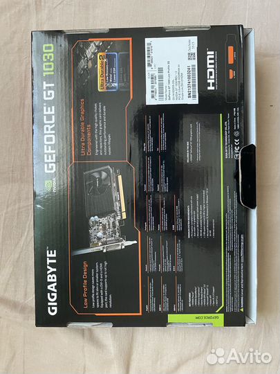 Видеокарта gt 1030 gigabyte 2gb gddr5