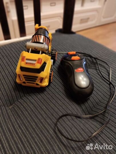 Бетономешалка на пульте управлении