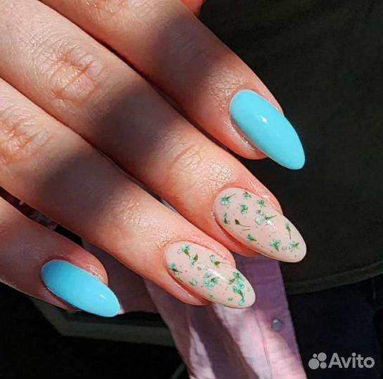 Маникюр, укрепление, выравнивание базой