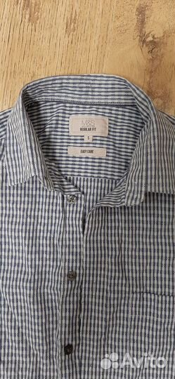 Сорочка мужская Marks & Spencer летняя новая