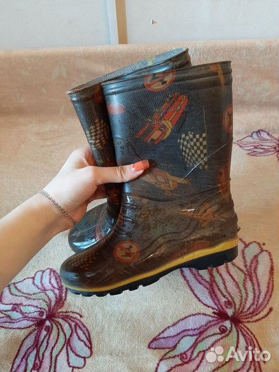 Детские резиновые сапоги 31 размер