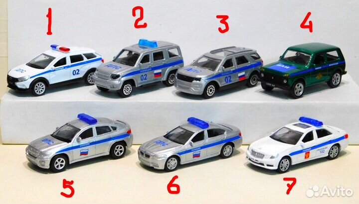 1/60-1/64 Полиция, пожарные, медицина