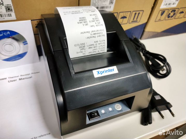Принтер чеков 58 мм Xprinter термопринтер