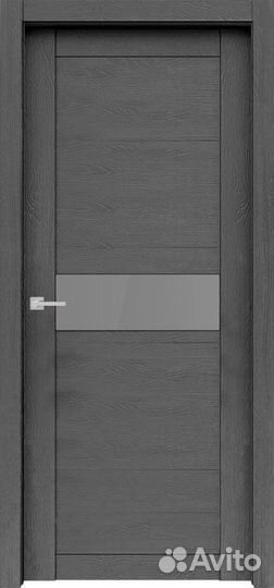 Межкомнатная дверь Велюкс 2 Ясень Грей