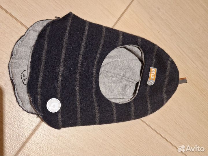 Зимняя шапка шлем Nels 48 50 шерсть 100