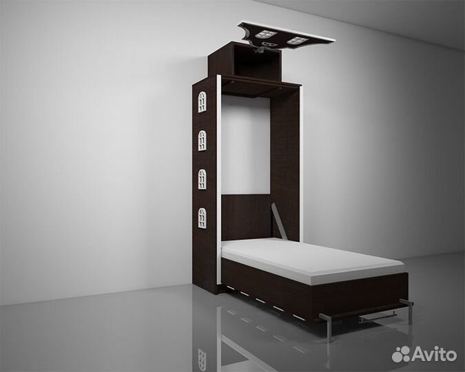 Подъемная откидная шкаф кровать домик детская Б-32