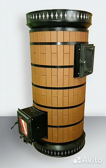 Кирпичная банная печь с каменкой для Русской бани