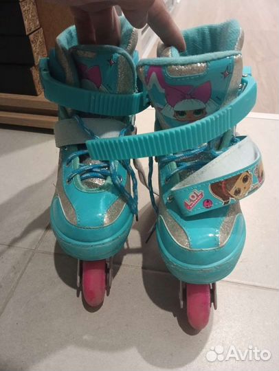 Роликовые коньки детские раздвижные