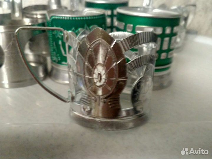 Подстаканники СССР алюминиевые