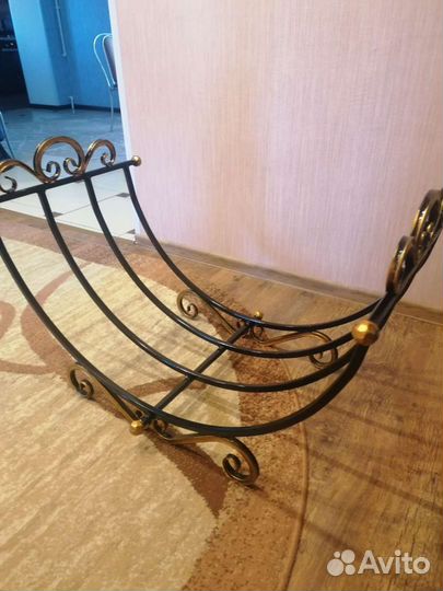 Дровница кованая