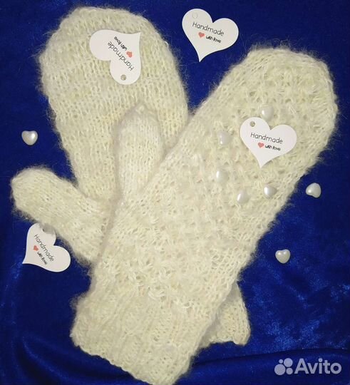 Варежки пуховые