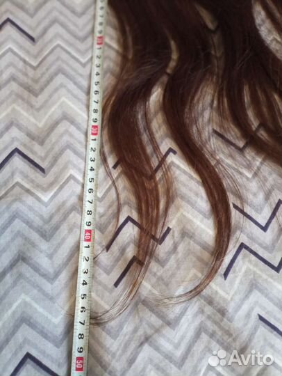 Волосы натуральные на трессе