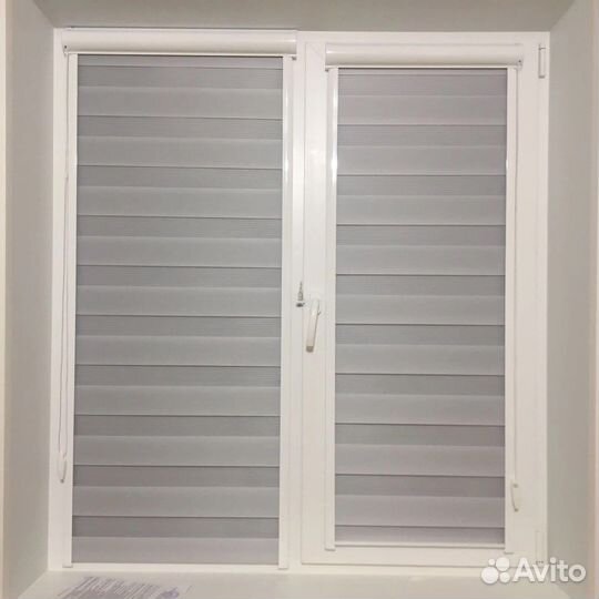 Кассетные рулонные шторы день ночь с гарантией