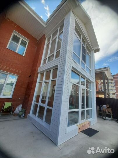 Фасадные работы утепление установка водостока