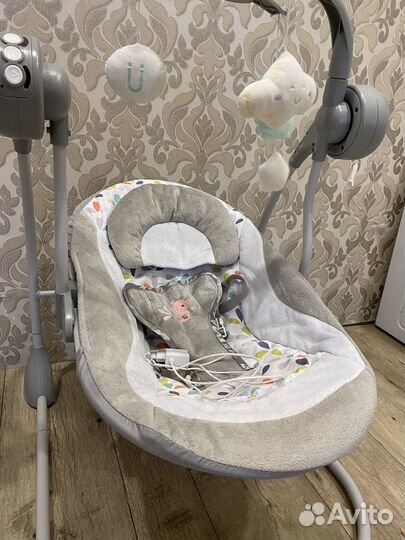 Детские электронные качели для новорожденных