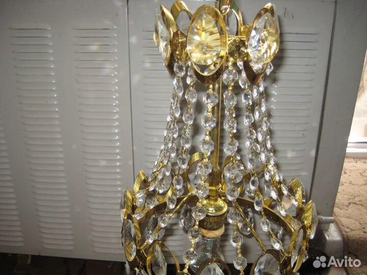 Люстра хрусталь Чехия