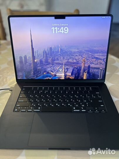 Apple MacBook Air 15 Midnight, M2/8Gb/256Gb