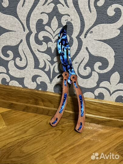 Нож бабочка из CS:GO из дерева