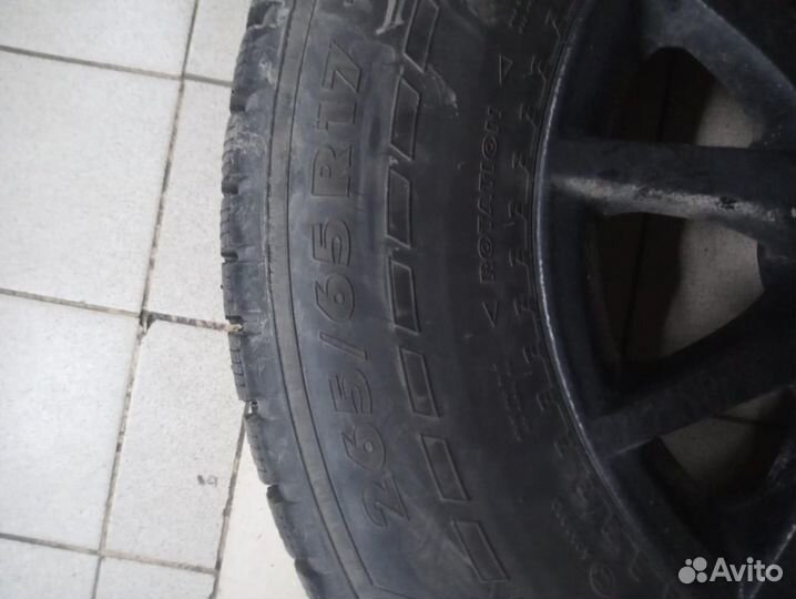 265/65 R17 Nokian Hakkapeliitta 7 SUV Зима Литые R17 pсd:6x139.7 ет:38 DIA:67.1