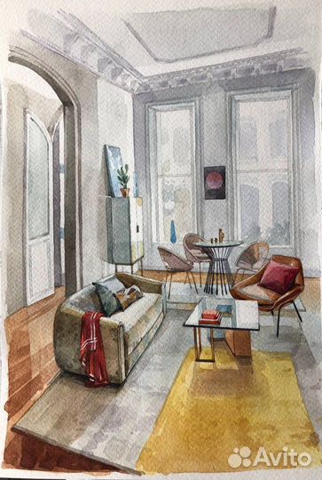 Обучение акварели