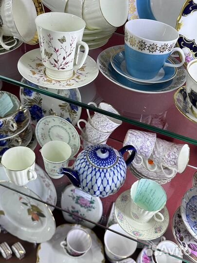 Старинный фарфор. Чайные и кофейные пары