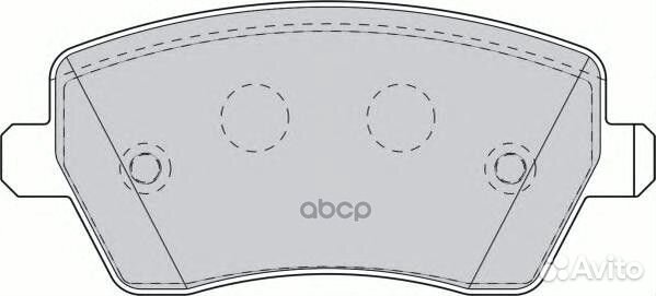 Колодки тормозные renault/nissan/suzuki clio 3