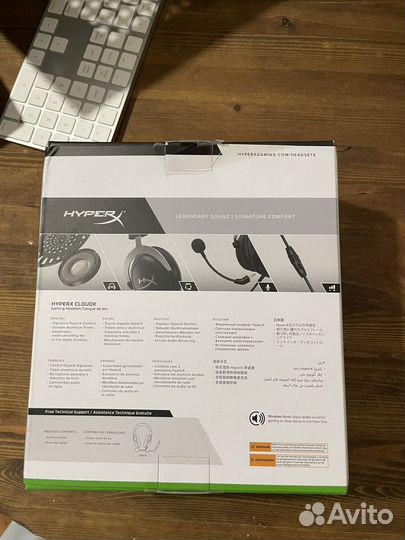 Игровые наушники hyperx cloudx