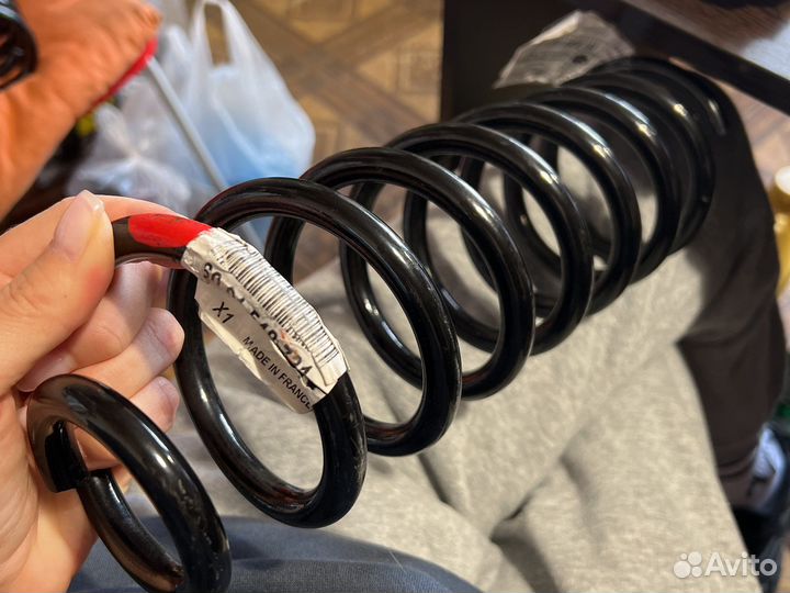 Пружина renault logan зад