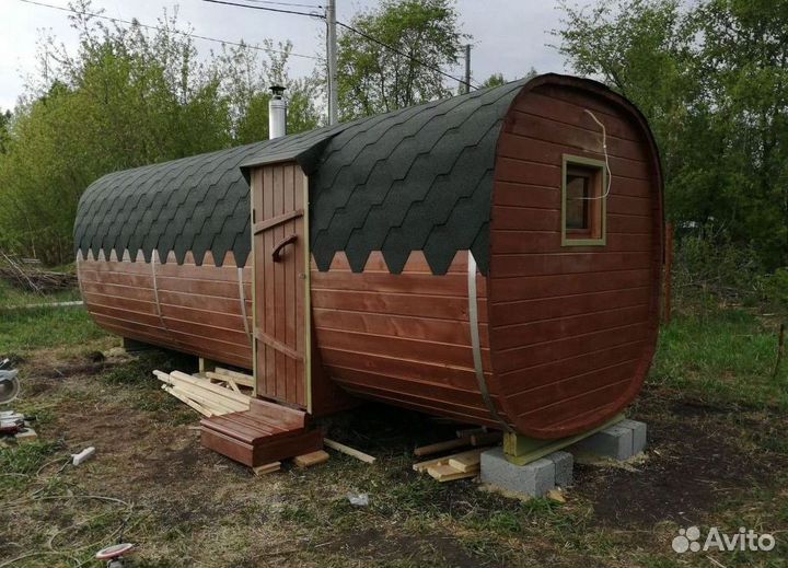 Бани Бочки / Баня Квадро