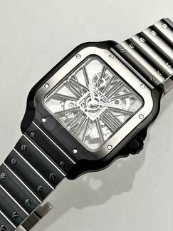 Cartier Santos DE Cartier Large skeleton whsa0027