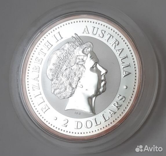 Серебряные монеты 2 доллара Австралия 2005 г