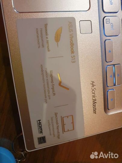 Ноутбук asus vivobook s13