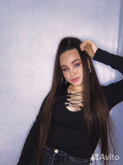 Хвост на резинке из канекалона