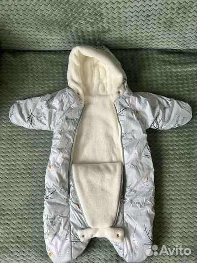 Зимний комплект на выписку Babyglory 56-62